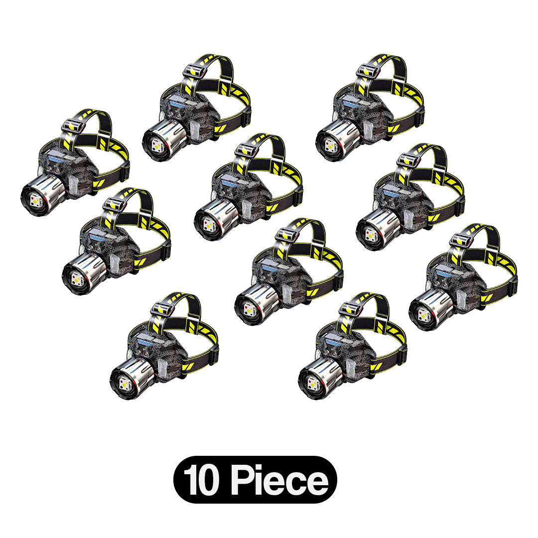 🔥MEGA DEAL 60% OFF!!⏰ 🔦 Rechargeable Multi-Light LED Headlamp, 🔋7500mAh Battery, Motion Sensor Waterproof Headlamp for Camping Hiking Hunting