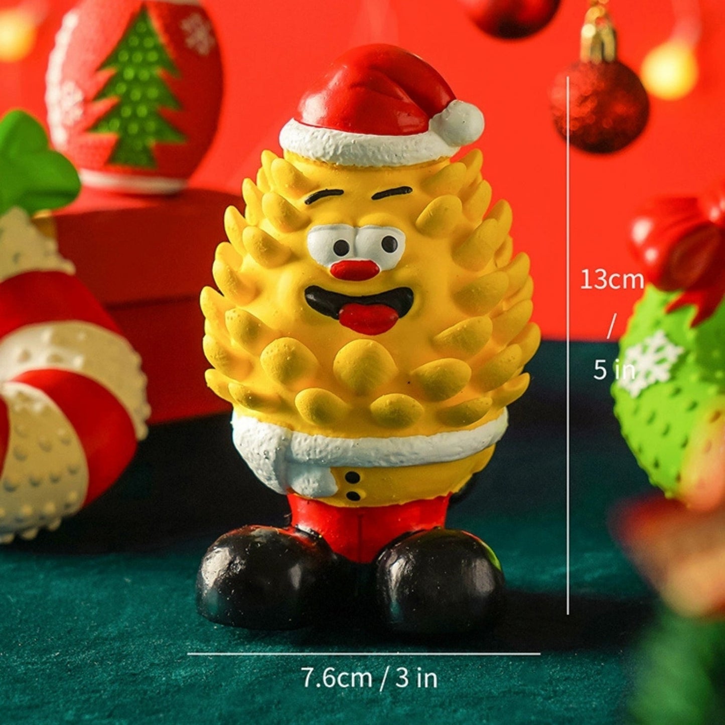 Christmas Latex Pet Chew Toys | Durable Dog Chew Toys