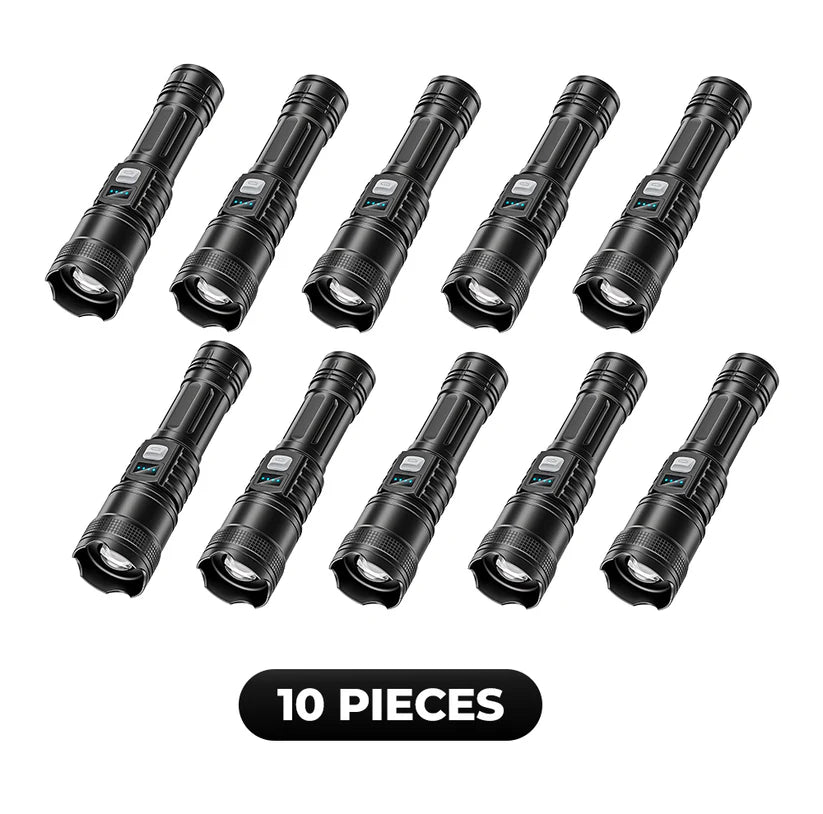 60% DE DESCONTO + BRINDE GRÁTIS ⏰Super Bright Ultimate Surrvival Flashlight🔦 Durabilidade de Grau Militar, Feixe 50X Mais Brilhante
