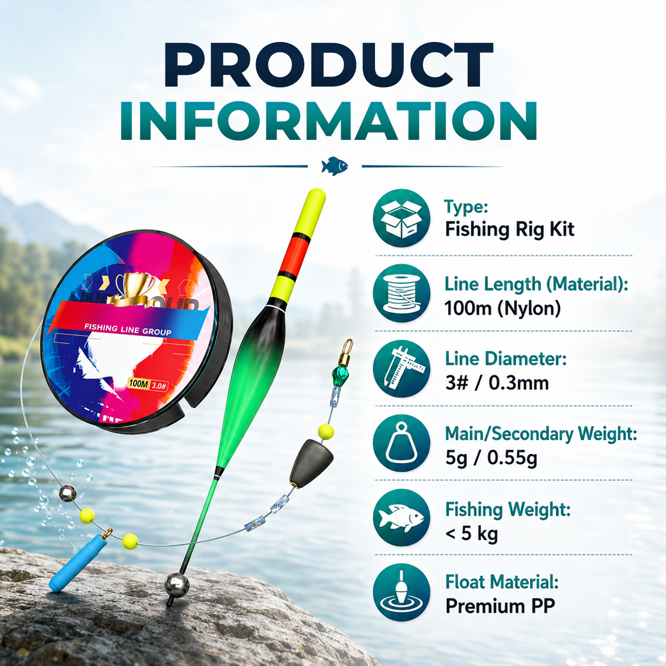 🥳LAST DAY 60% OFF 🧵 Automatic Fishing Line Set – Ready To Fish In Seconds 🎣🛡️