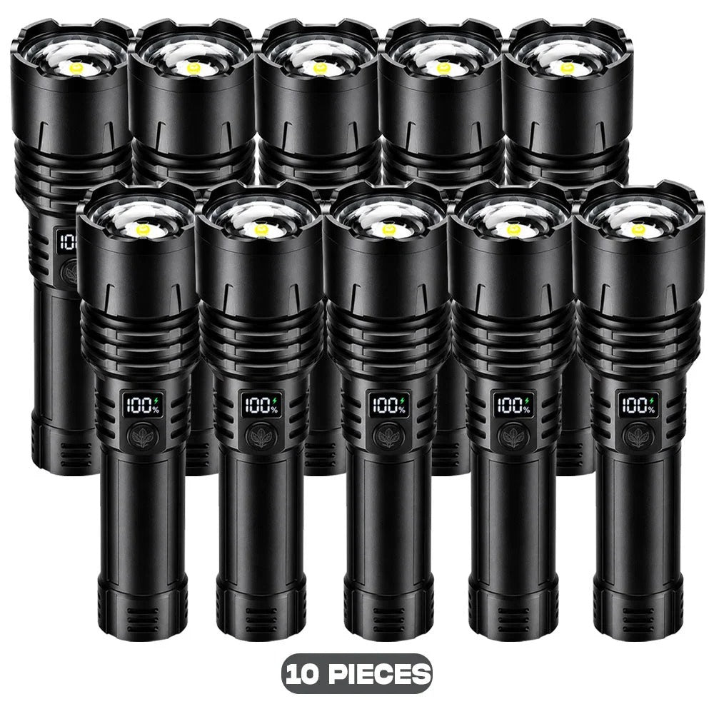 🔥DEAL 70% OFF!!⏰ 🔦 Super Bright Ultimate Tactical Flashlight, 80X Brightness, 120H RUN TIME, Military-Tough CREE LED Power