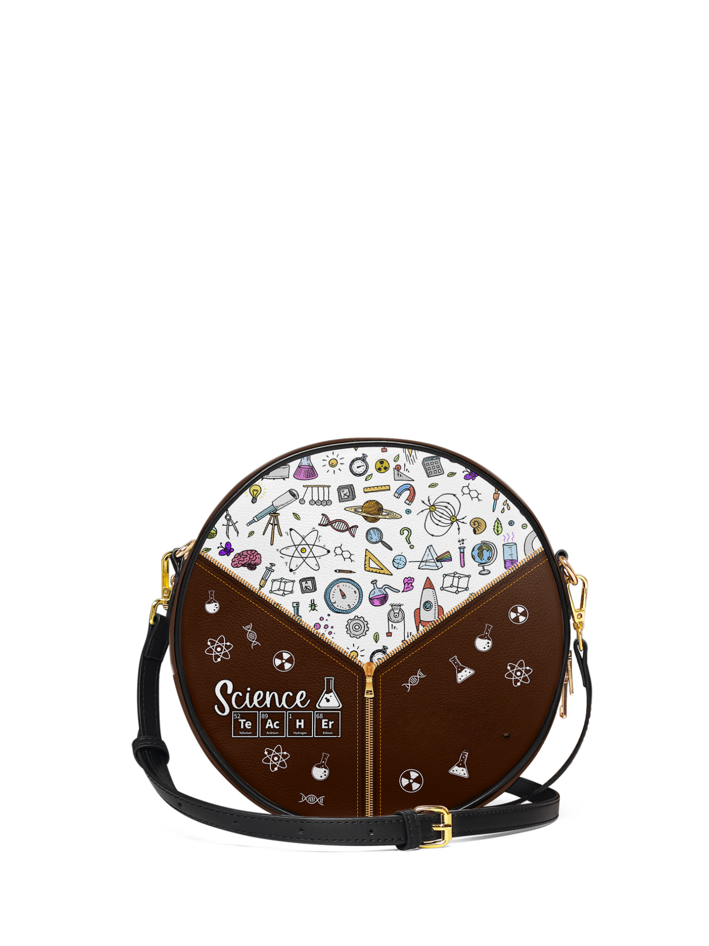 Science Teacher Chemical Elements Circle Crossbody Bag