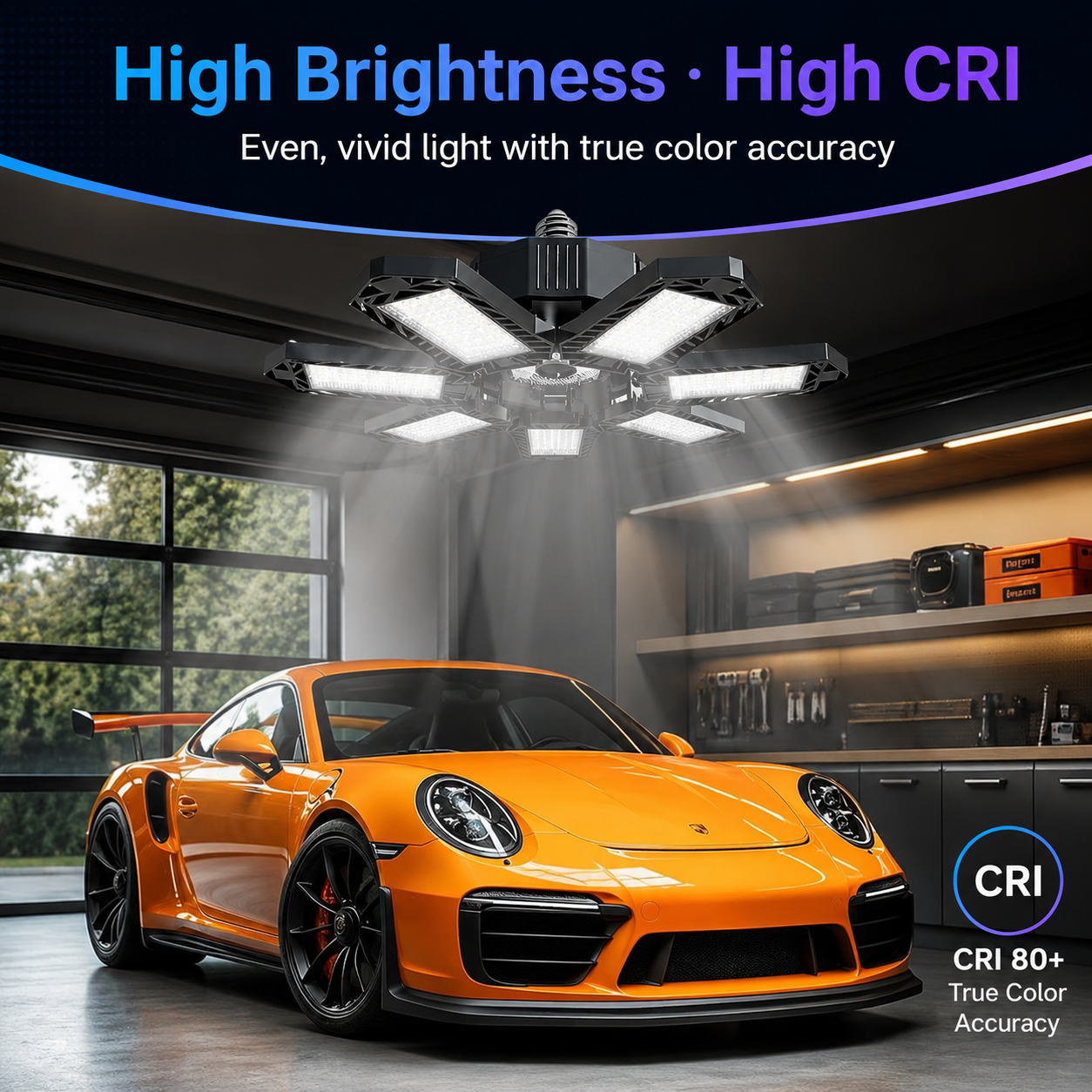 360° Foldable Garage Light