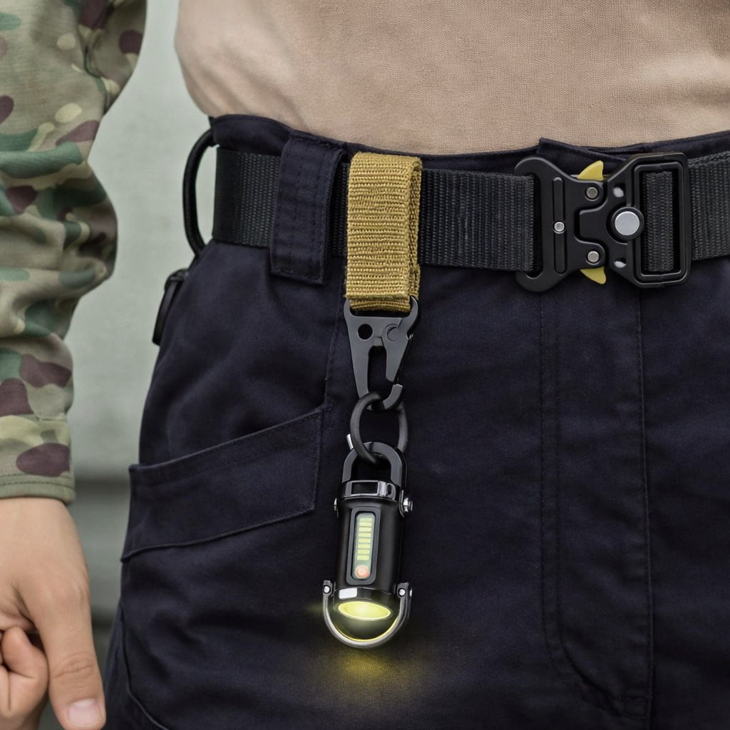 Tactical Nylon Keychain Belt