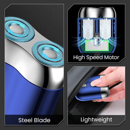 2026 New Model 🎁German Mini Dual-Head Electric Shaver🚨Last Day Promotion 60% OFF⏰