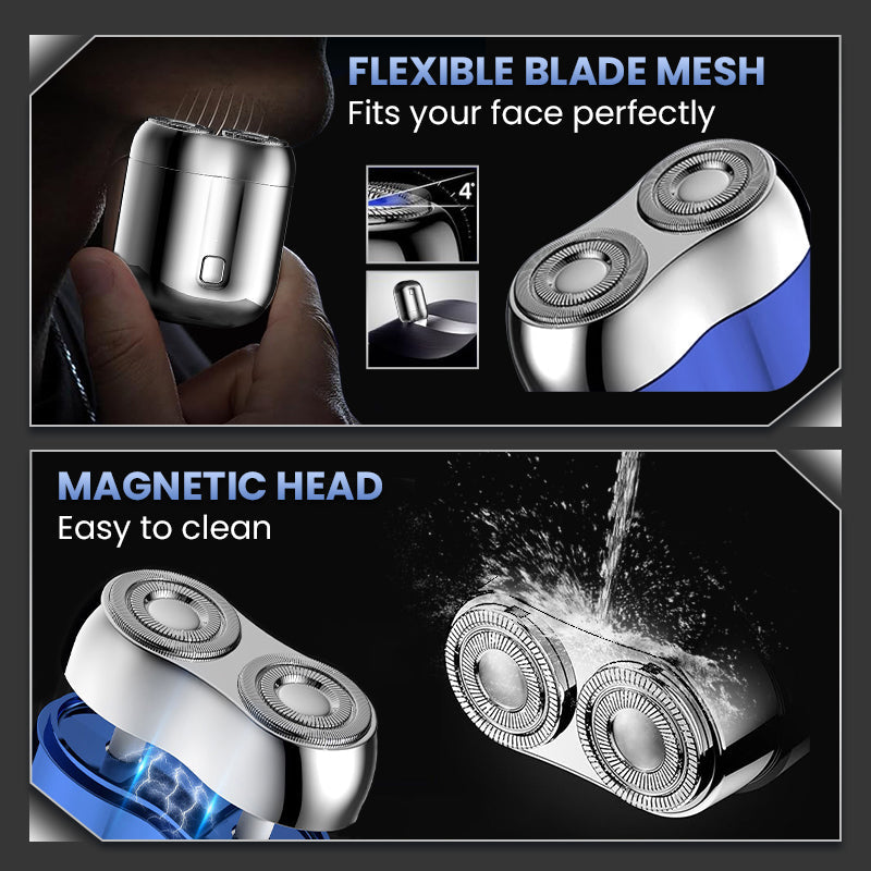 2026 New Model 🎁German Mini Dual-Head Electric Shaver🚨Last Day Promotion 60% OFF⏰