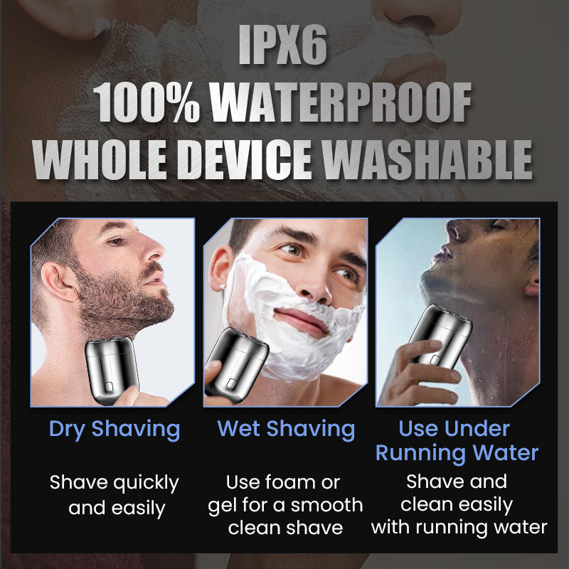2026 New Model 🎁German Mini Dual-Head Electric Shaver🚨Last Day Promotion 60% OFF⏰