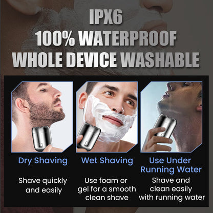 2026 New Model 🎁German Mini Dual-Head Electric Shaver🚨Last Day Promotion 60% OFF⏰