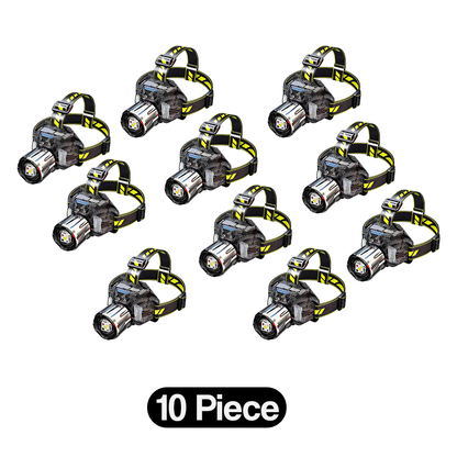 🔥MEGA DEAL 60% OFF!!⏰ 🔦 Rechargeable Multi-Light LED Headlamp, 🔋7500mAh Battery, Motion Sensor Waterproof Headlamp for Camping Hiking Hunting