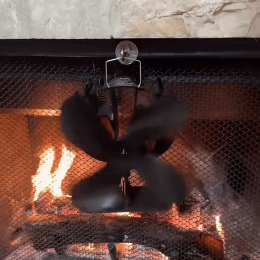 Billhol® Heat Powered Wood Stove Fan