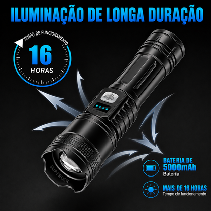 60% DE DESCONTO + BRINDE GRÁTIS ⏰Super Bright Ultimate Surrvival Flashlight🔦 Durabilidade de Grau Militar, Feixe 50X Mais Brilhante