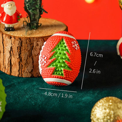 Christmas Latex Pet Chew Toys | Durable Dog Chew Toys