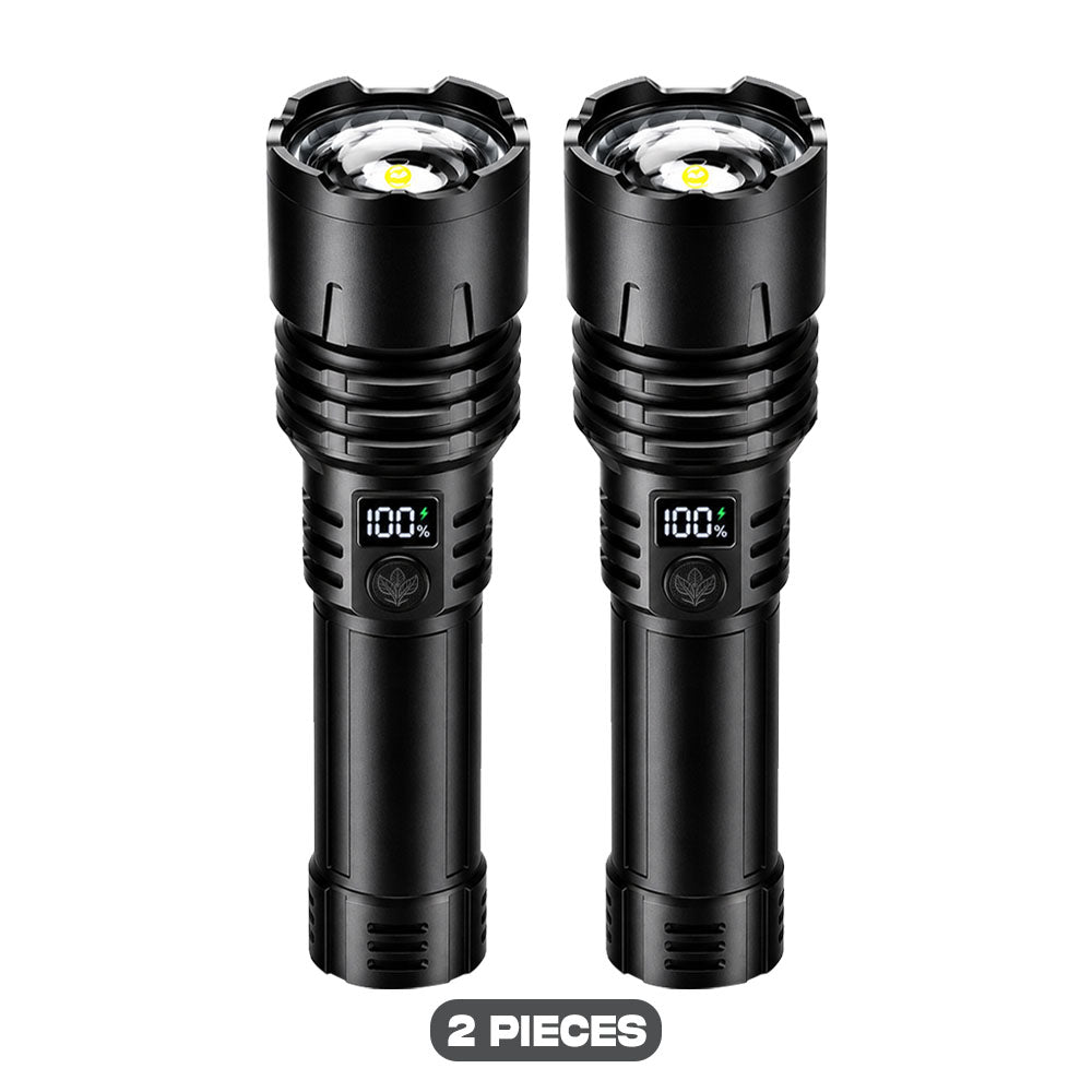 🔥BEST SALE: 70% OFF + 🎁🔦 2026 Super Bright Ultimate Tactical Flashlight,🔥1M+ Sold Worldwide, 80X Brightness, 120-Hour RUN TIME, Smart LED Display, Military-Grade CREE LED