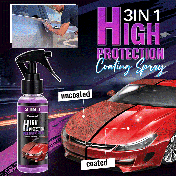 TLOPA® 3-in-1 Super Gloss & Protection Car Coating Spray