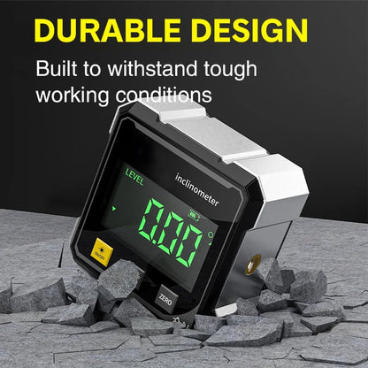 📢🔧 HOT SALE 50% OFF 🔥4-Side Magnetic Digital Angle Gauge with Laser