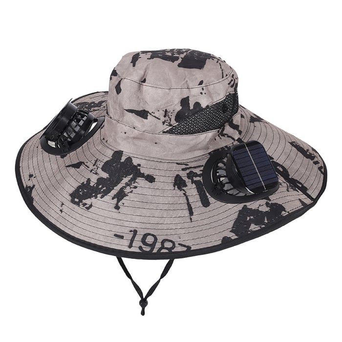 Father's Day Best Sellers ☀️Solar-Powered Outdoor Cooling Fan Hat With Mist