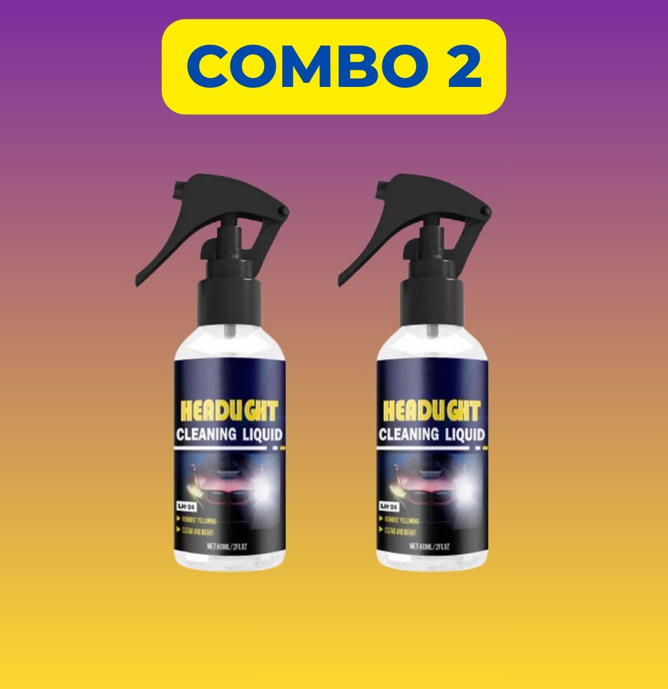 Car Headlight Cleaning Spray US