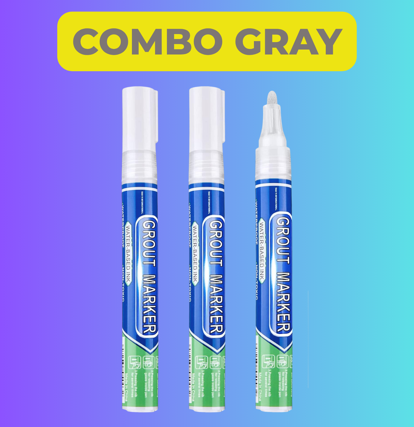 Combo 3 Grout Whitening Pen
