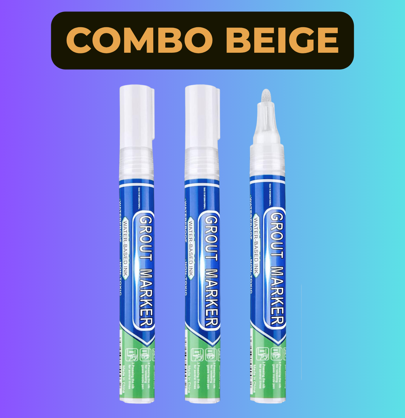 Combo 3 Grout Whitening Pen