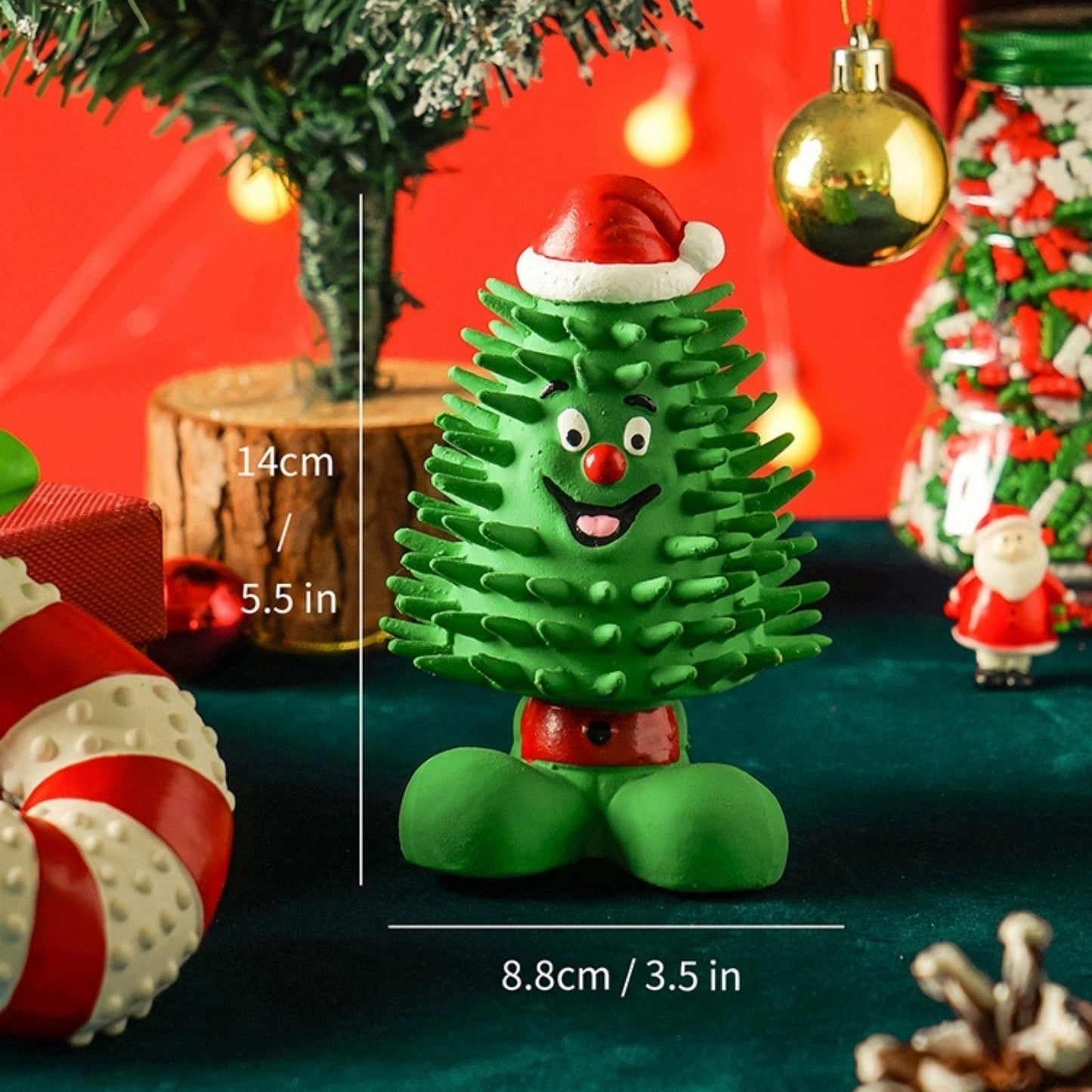 Christmas Latex Pet Chew Toys | Durable Dog Chew Toys