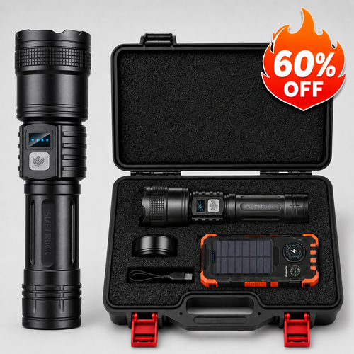 🔥HOT SALE 60% OFF!!⏰ 🔦 Super Bright Ultimate Survival Flashlight, Built for Any Emergency