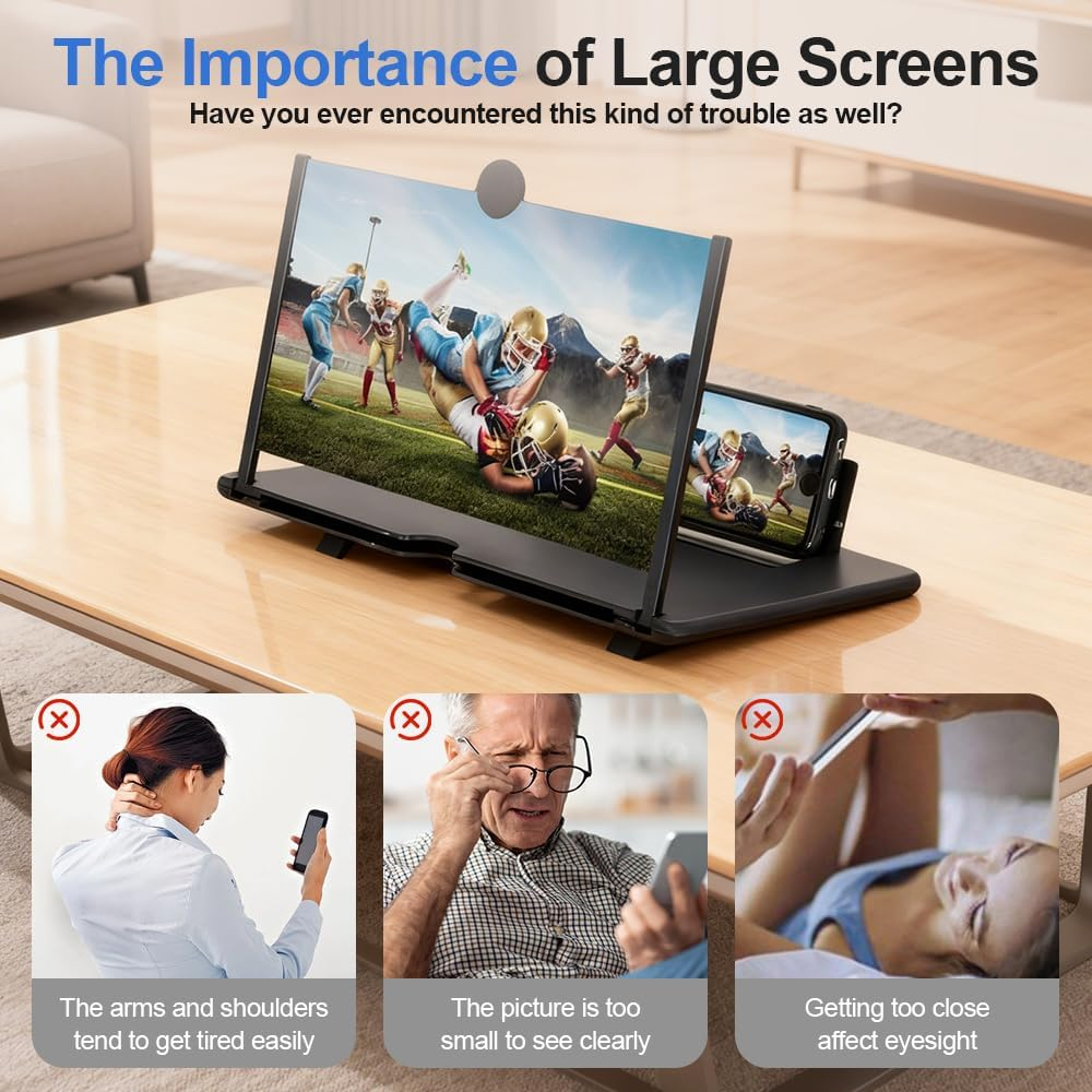 ⏰ FLASH SALE: 50% OFF + FREESHIPPING🔥 TLOPA® 4-layer HD Lens Technology Phone Screen Amplifier