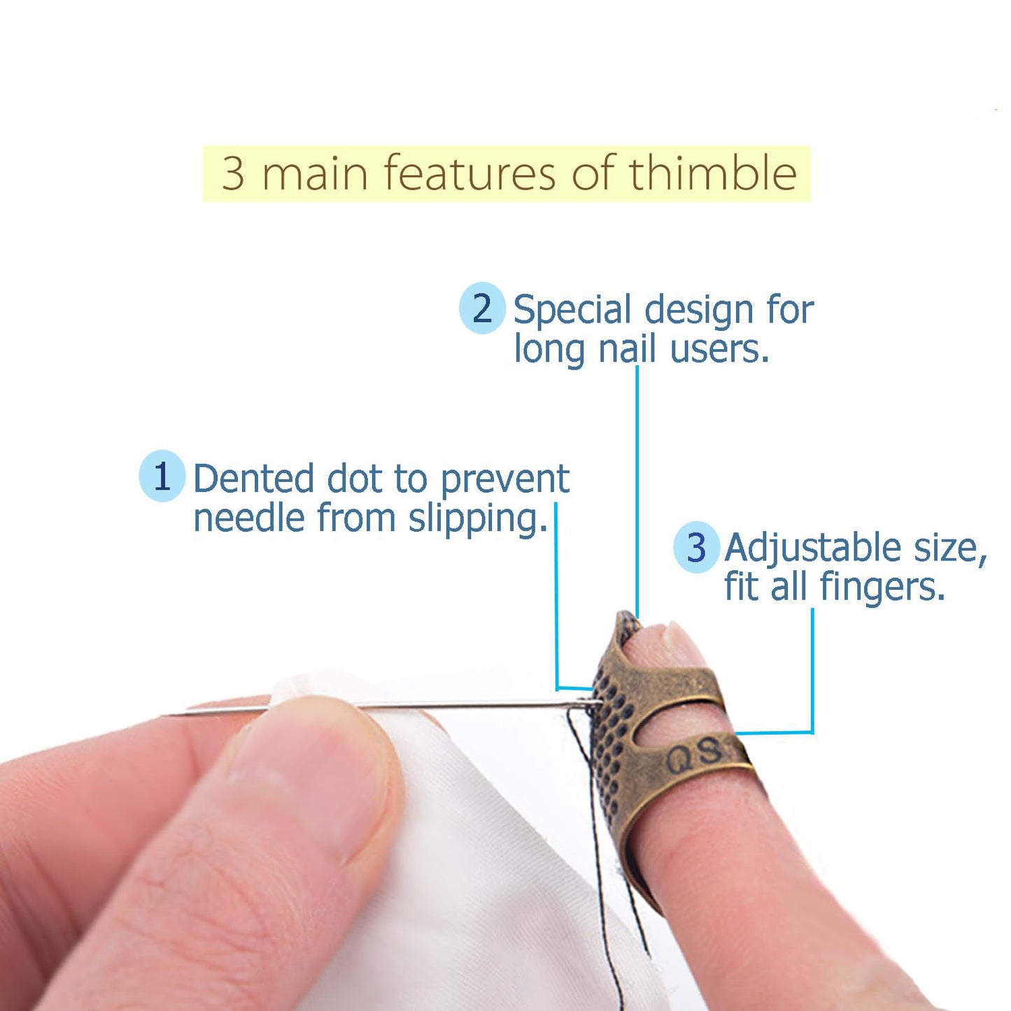TLOPA® Premium Sewing Thimble