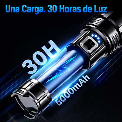 🔥 ¡60% DE DESCUENTO! Linterna Ultimate Superbrillante 🔦 Durabilidad de Grado Militar, 50X Más Potente