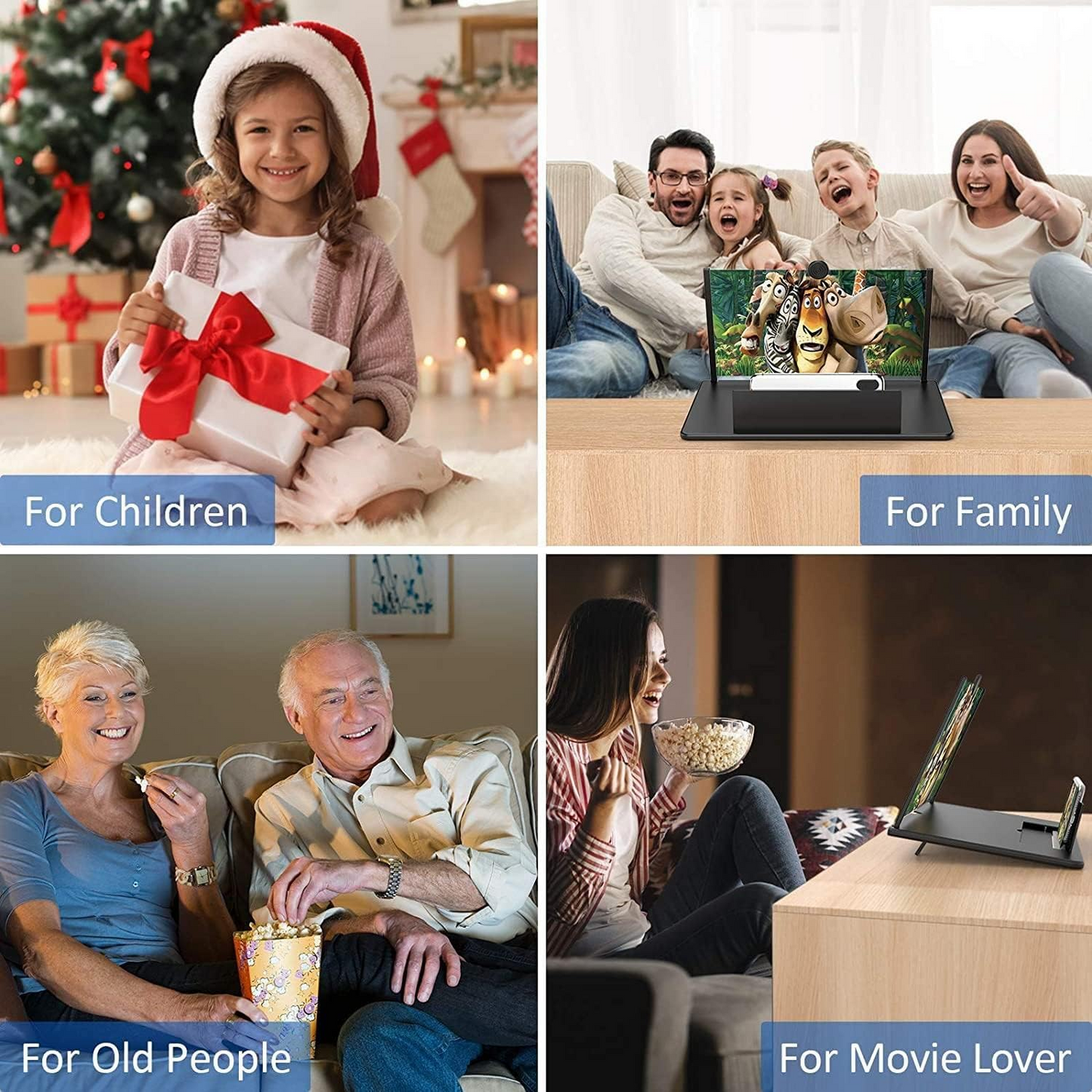 ⏰ FLASH SALE: 50% OFF + FREESHIPPING🔥 TLOPA® 4-layer HD Lens Technology Phone Screen Amplifier