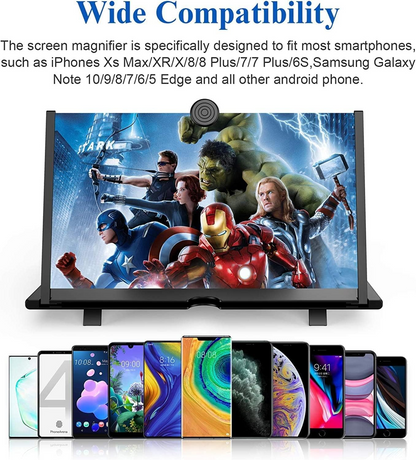 ⏰ FLASH SALE: 50% OFF + FREESHIPPING🔥 TLOPA® 4-layer HD Lens Technology Phone Screen Amplifier