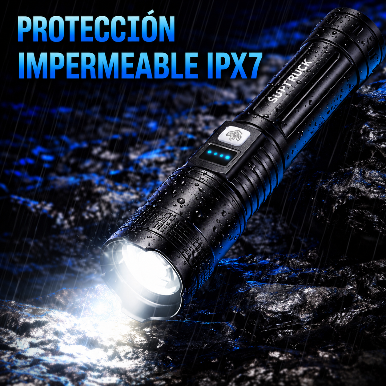 🔥 ¡60% DE DESCUENTO! Linterna Ultimate Superbrillante 🔦 Durabilidad de Grado Militar, 50X Más Potente