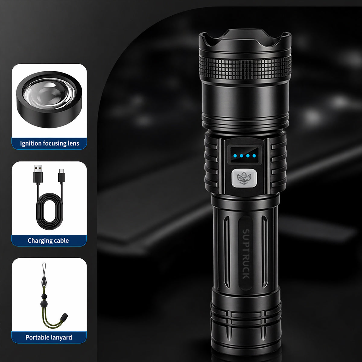 HOT SALE 60% OFF!!⏰ Super Bright Ultimate Flashlight 🔦Military-Grade Durability, 50x Powerful Than Standard Flashlight