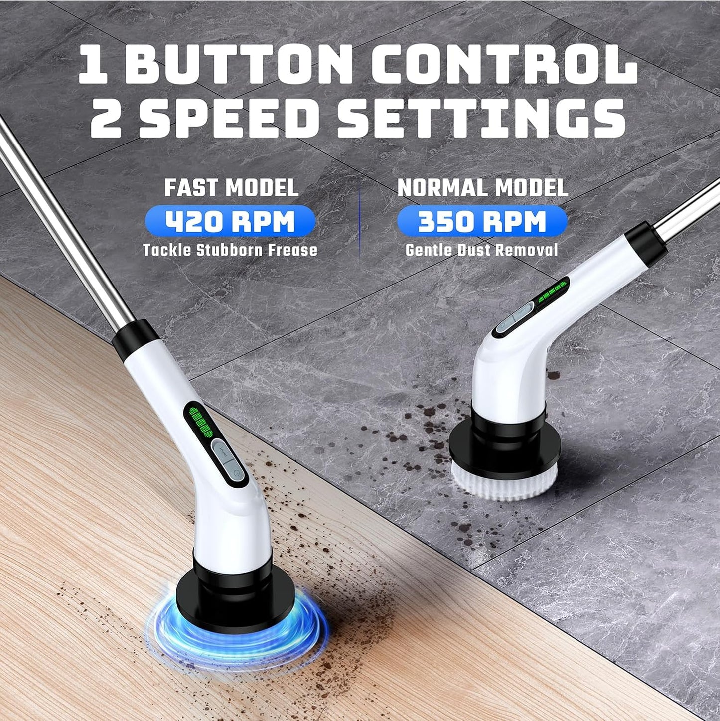 🔥HOT SALE 60% OFF 🔥MULTI-SURFACE SPIN SCRUBBER 🔥2026 High-Torque Power & Effortless Deep Clean