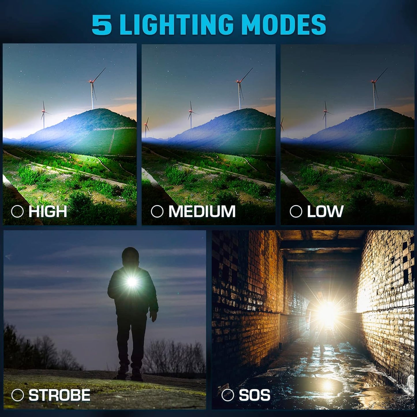 Billhol® 990000LM Super Bright Survival Flashlight 🔦2M+ Sold Worldwide