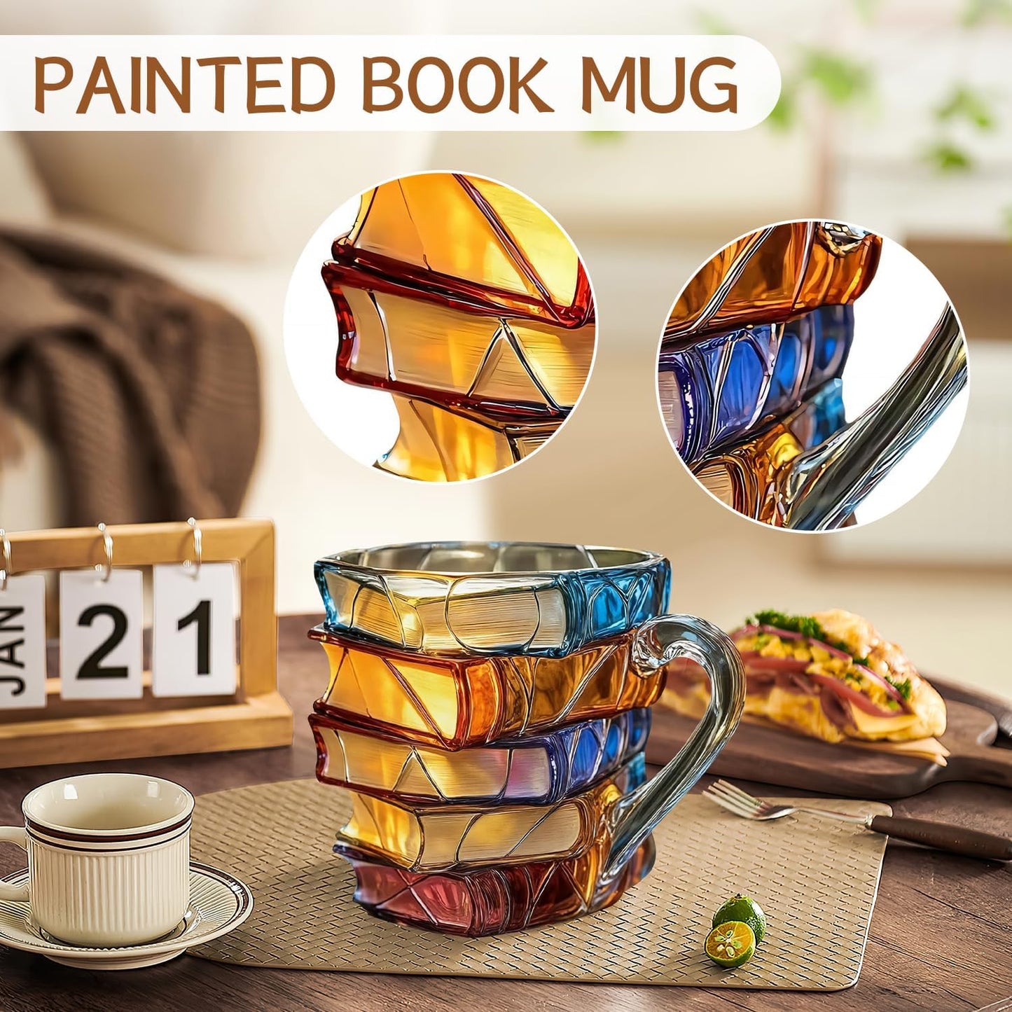 2025 New Painted Book Mug