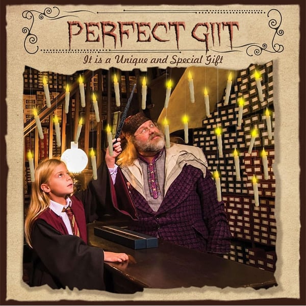 2025 Holiday Magic Flameless Floating Candles (12PCs With Wand)