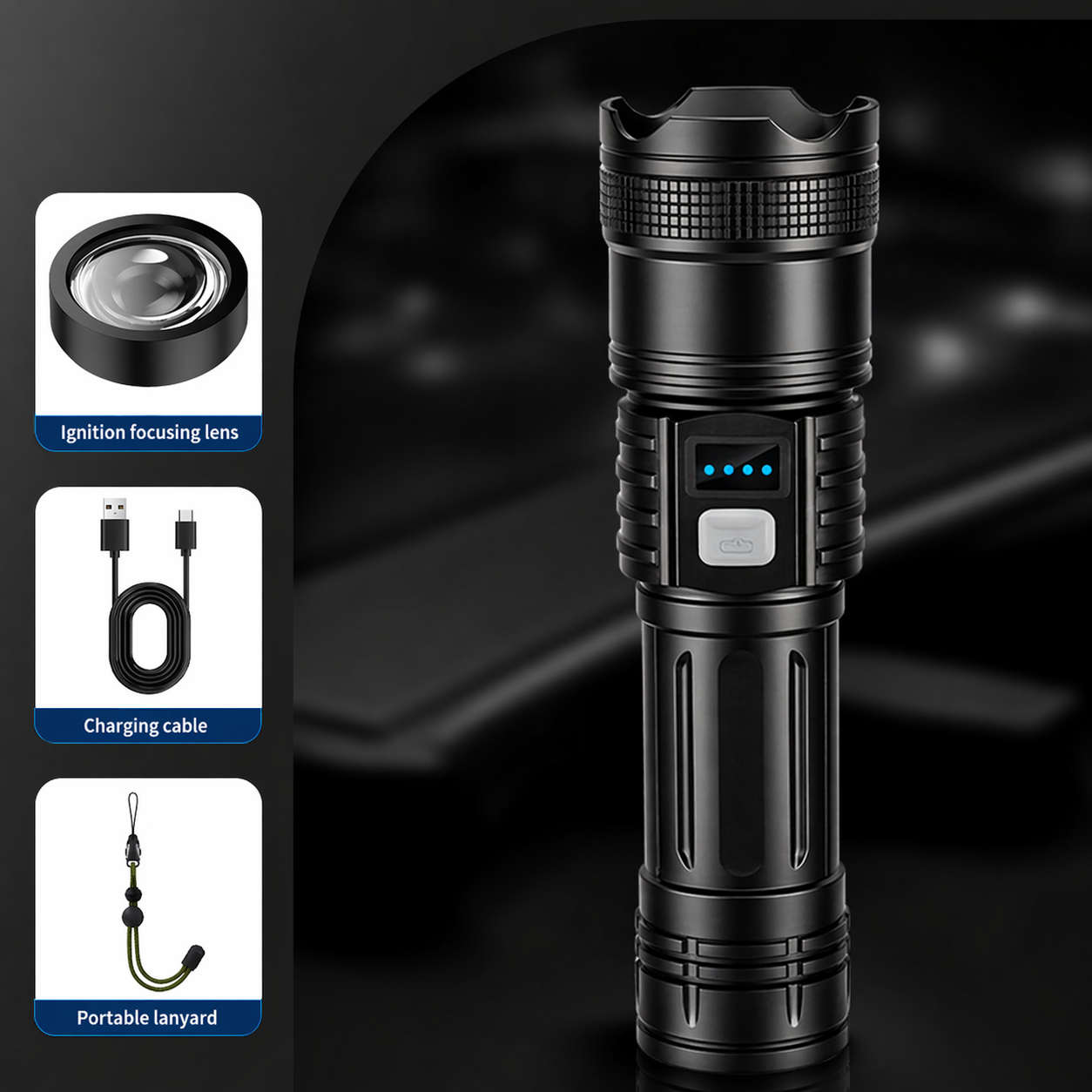 best brightest usb rechargeable flashlight BEST DEAL 70% OFF + GIFT🔥Super Bright Ultimate Survival Flashlight |1M – Teachabags