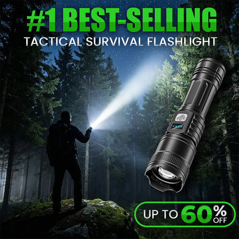 HOT SALE 60% OFF!!⏰ Super Bright Ultimate Flashlight 🔦Military-Grade Durability, 50x Powerful Than Standard Flashlight