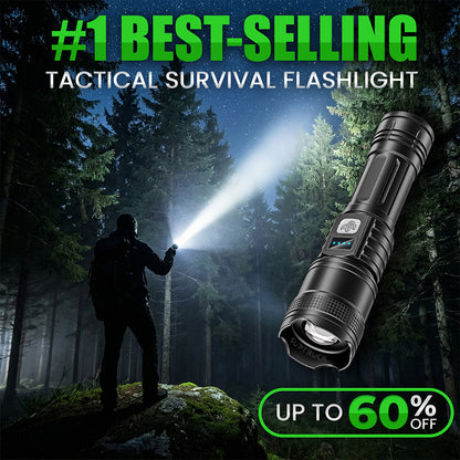 HOT SALE 60% OFF!!⏰ Super Bright Ultimate Flashlight 🔦Military-Grade Durability, 50x Powerful Than Standard Flashlight