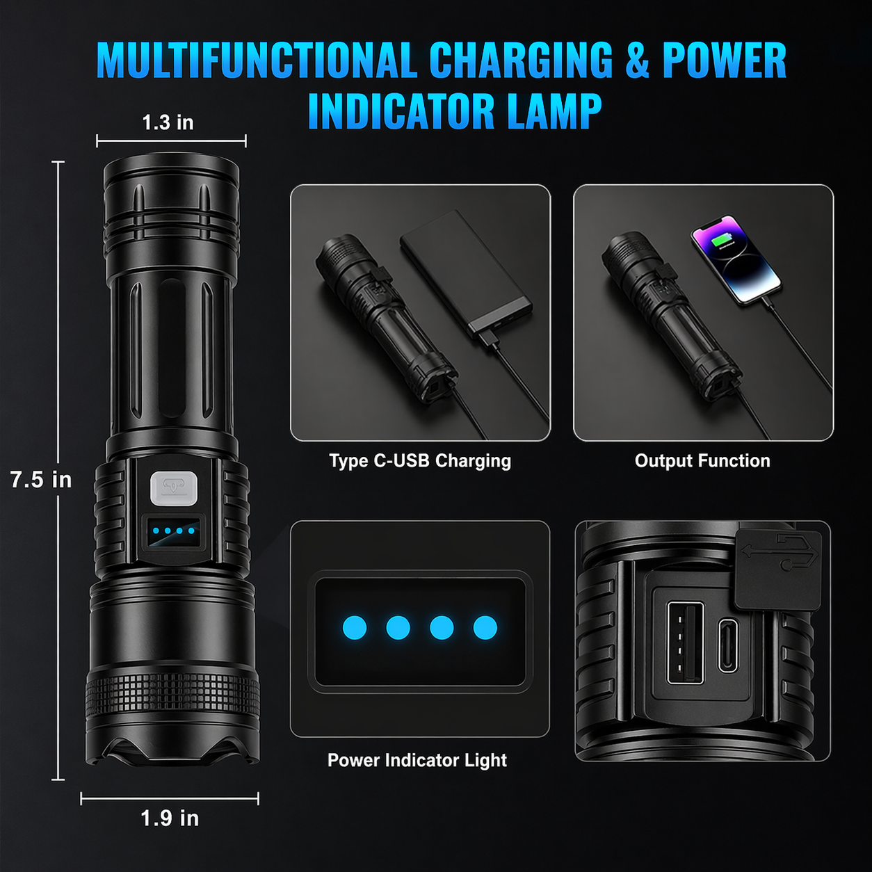 EXCLUSIVE DEAL 70% OFF +🎁 Super Bright Ultimate Survival Flashlight |1 ...