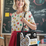 Alright Stop Regulate And Listen DNRZ0606002A Leather Bag
