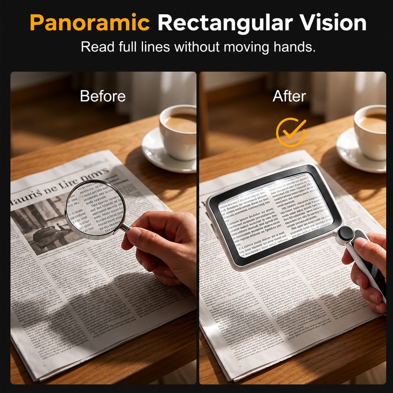 🔥 LAST DAY 60% OFF 🔥 Folding Handheld Magnifying Glass with Light for Reading - See Every Tiny Detail Instantly