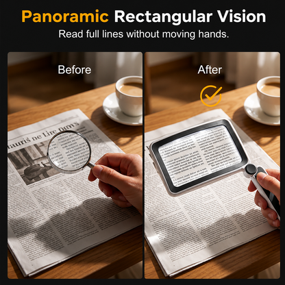 🔥 LAST DAY 60% OFF 🔥 Folding Handheld Magnifying Glass with Light for Reading - See Every Tiny Detail Instantly