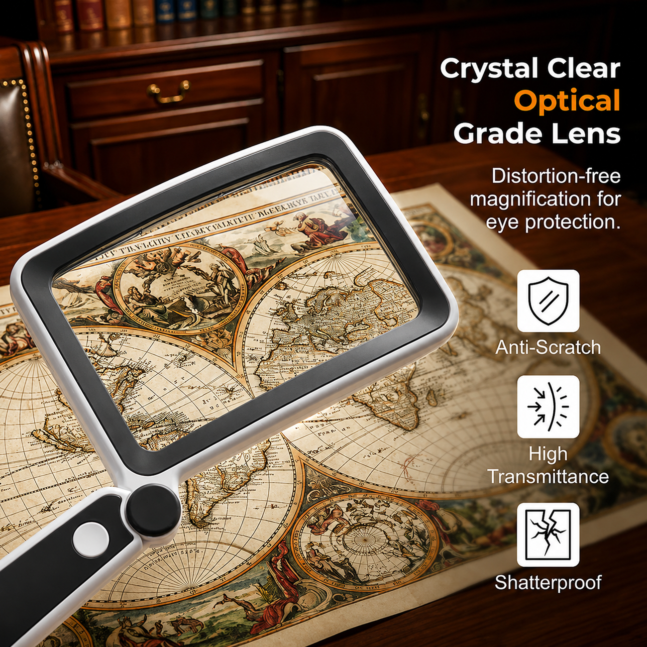 🔥 LAST DAY 60% OFF 🔥 Folding Handheld Magnifying Glass with Light for Reading - See Every Tiny Detail Instantly