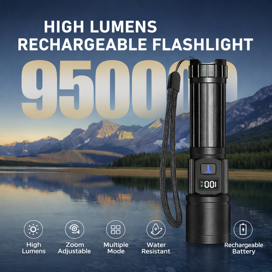2026 Newest Rechargeable Flashlights High Lumens US
