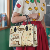 Come To The Math Side We Have Pi HHAY0803001A Leather Bag