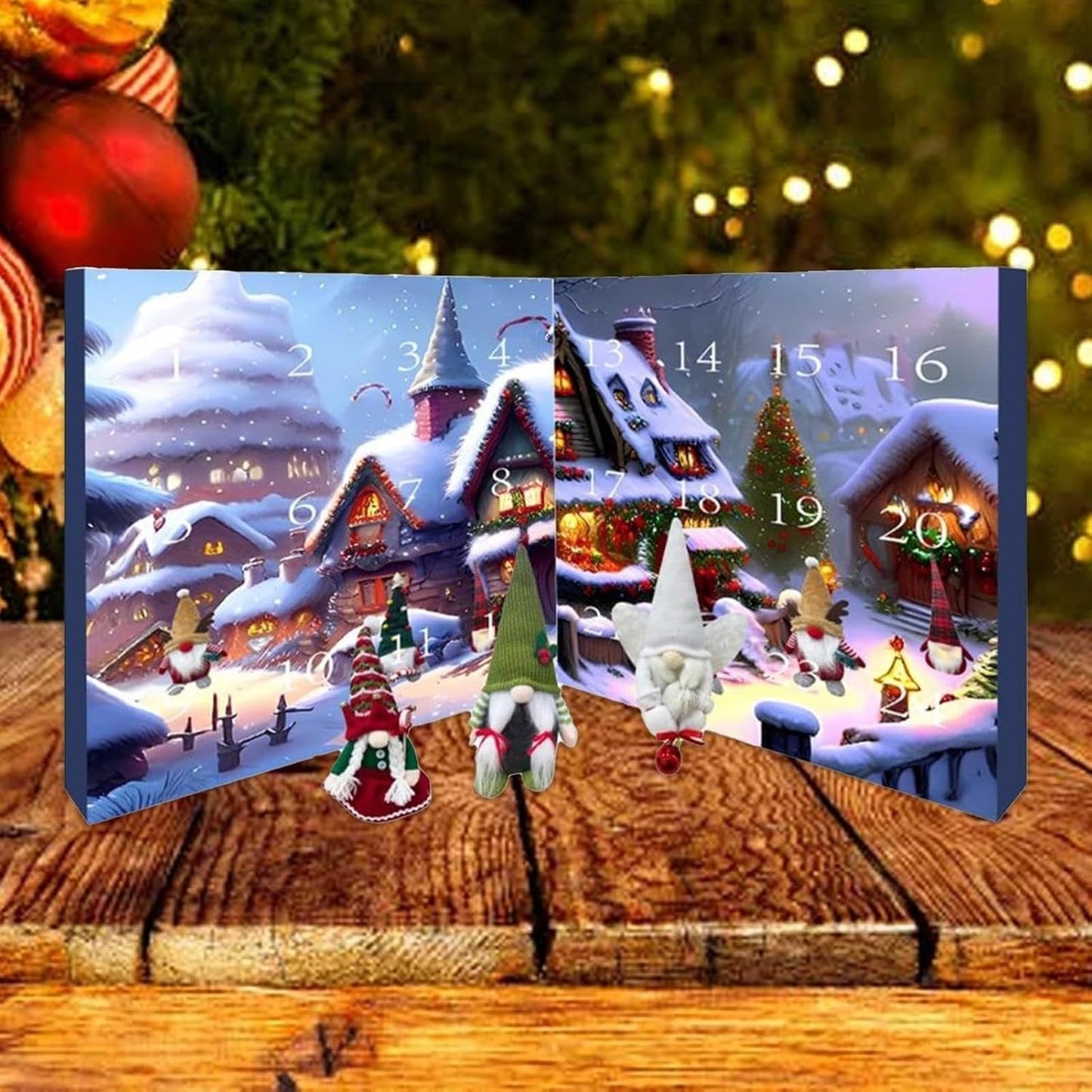 🎅 TLOPA® Christmas Gnome Countdown Calendar