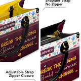 Break The Stigma Build Awareness Be The Change DNRZ0706004A Leather Bag