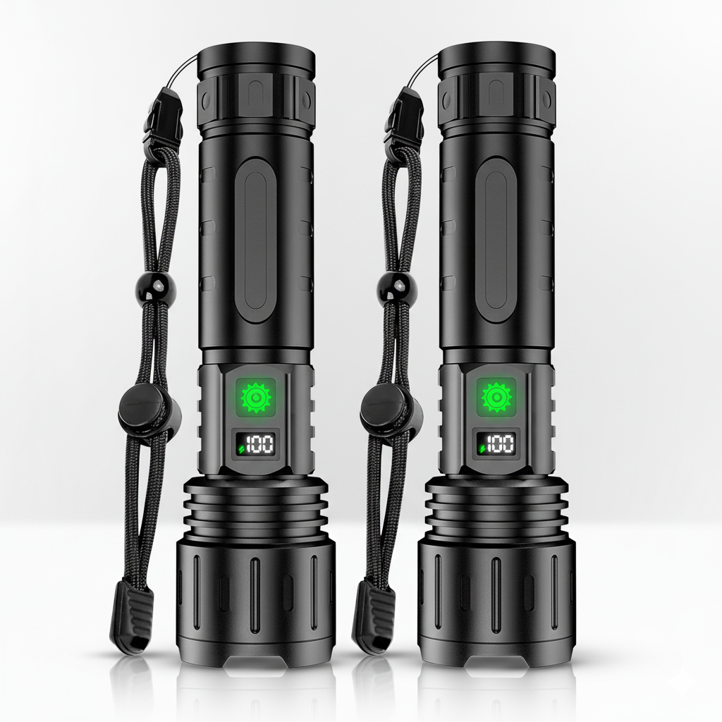 Billhol® 990000LM Super Bright Survival Flashlight for Every Adventure!