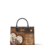 A Teacher Takes A Hand Opens A Mind And Touches A Heart HHRZ2903001A Leather Bag